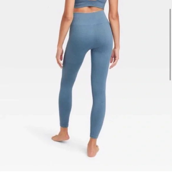 Target joylab blue ribbed leggings - Picture 2 of 7